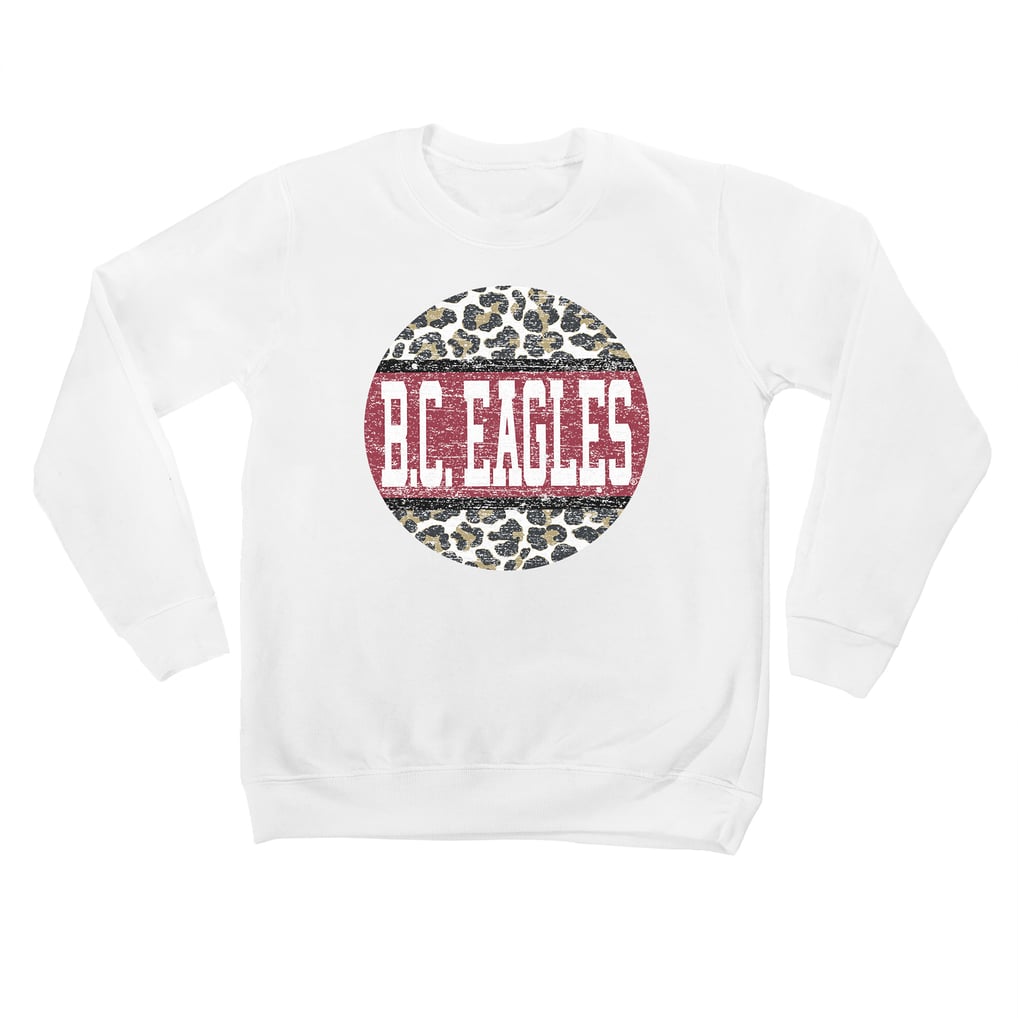 Boston College Eagles Youth Scoop & Score Pullover Sweatshirt - White