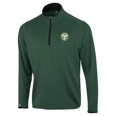 Boston Common Golf Antigua Brink Desert Dry Quarter-Zip Pullover - Hunter Green