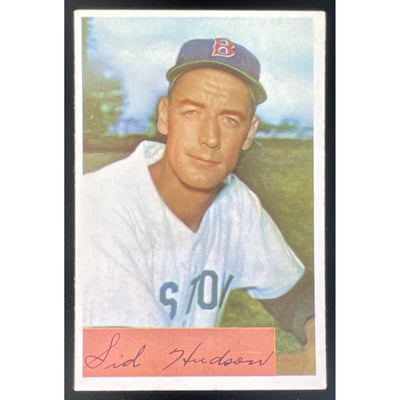1954 Bowman #194 Sid Hudson