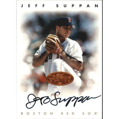 1996 Leaf Signature Autographs #NNO Jeff Suppan