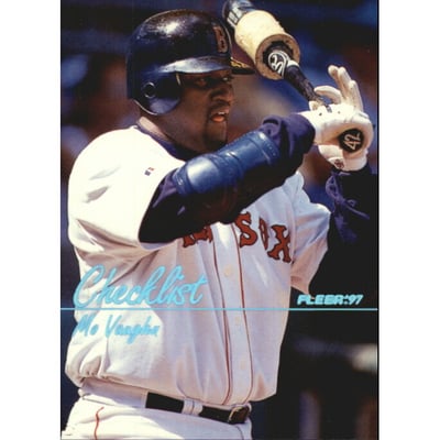 1997 Fleer Tiffany #724 Mo Vaughn CL