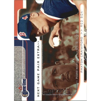 2001 Fleer Game Time Next Game Extra #108 P.Crawford/P.Martinez
