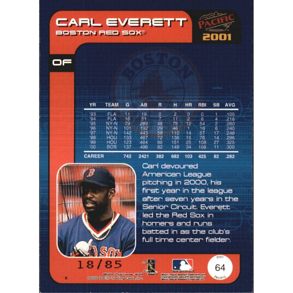 2001 Pacific Retail LTD #64 Carl Everett