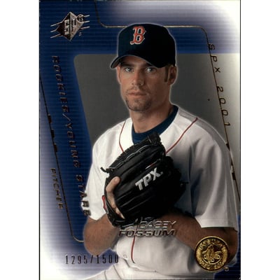 2001 SPx #193 Casey Fossum YS RC