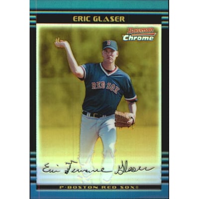2002 Bowman Chrome Gold Refractors #243 Eric Glaser