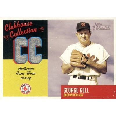 2002 Topps Heritage Clubhouse Collection #CCGK George Kell Jsy