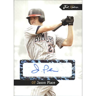 2006 Just Rookies Autographs #41 Jason Place/100 *