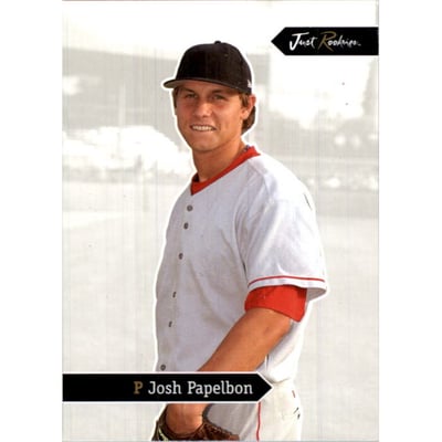 2006 Just Rookies Glossy White #38 Josh Papelbon