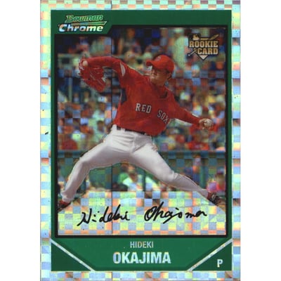 2007 Bowman Chrome X-Fractors #219 Hideki Okajima