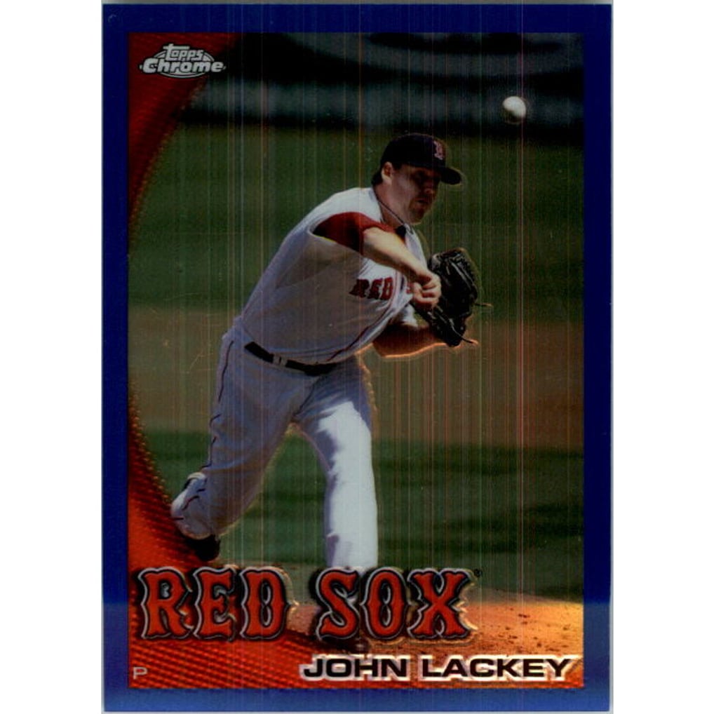 2010 Topps Chrome Blue Refractors #19 John Lackey