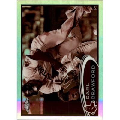 2012 Topps Chrome Sepia Refractors #29 Carl Crawford