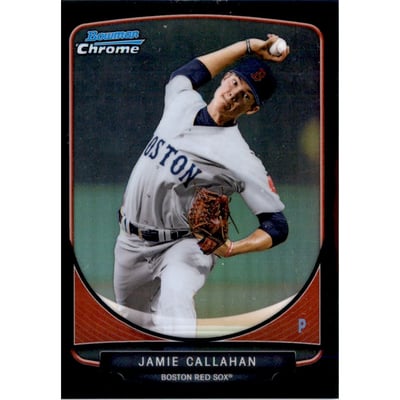 2013 Bowman Chrome Prospects Black Refractors #BCP11 Jamie Callahan