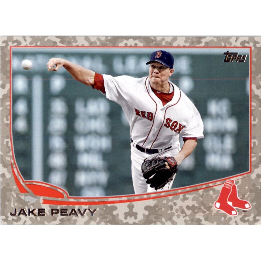 2013 Topps Update Camo #US326 Jake Peavy