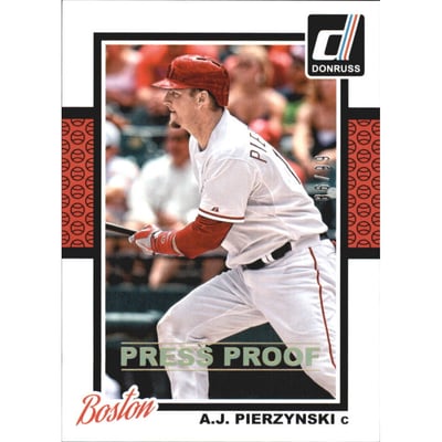 2014 Donruss Press Proofs Gold #178 A.J. Pierzynski