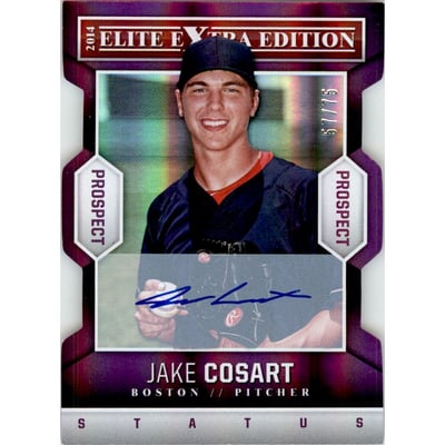 2014 Elite Extra Edition Prospects Signatures Status Purple #62 Jake Cosart