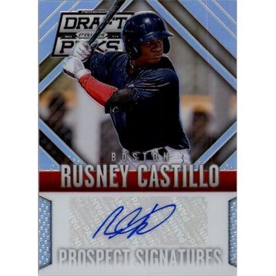 2014 Panini Prizm Perennial Draft Picks Prospect Signatures Prizms #91 Rusney Castillo