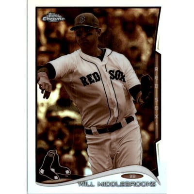 2014 Topps Chrome Sepia Refractors #47 Will Middlebrooks