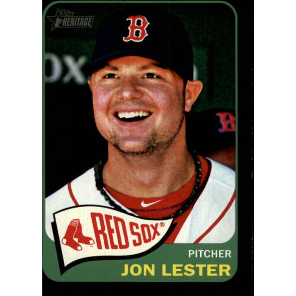 2014 Topps Heritage Black Border #THC431 Jon Lester