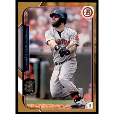 2015 Bowman Gold #117 Mike Napoli