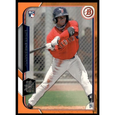 2015 Bowman Orange #125 Rusney Castillo