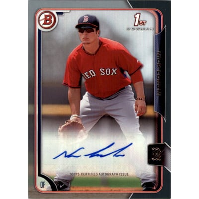 2015 Bowman Prospects Autographs Silver #PANL Nick Longhi
