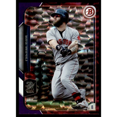 2015 Bowman Purple Ice #117 Mike Napoli
