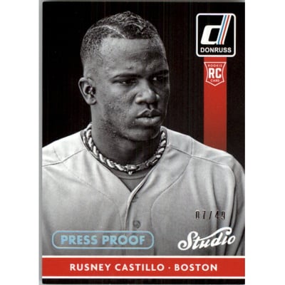 2015 Donruss Studio Press Proofs Silver #6 Rusney Castillo