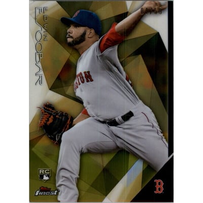 2015 Finest Gold Refractors #72 Edwin Escobar