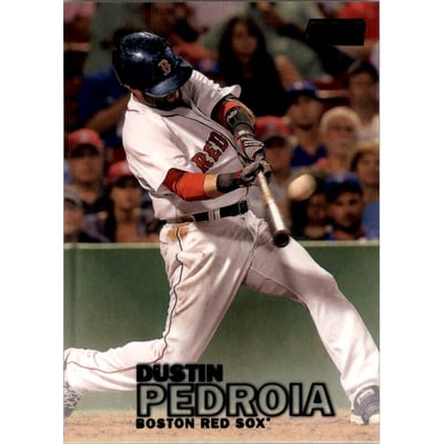 2016 Stadium Club Black #254 Dustin Pedroia