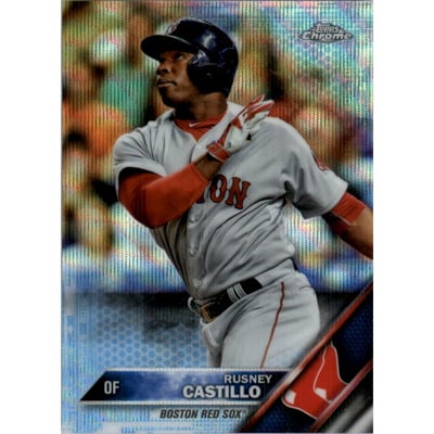 2016 Topps Chrome Blue Wave Refractors #127 Rusney Castillo
