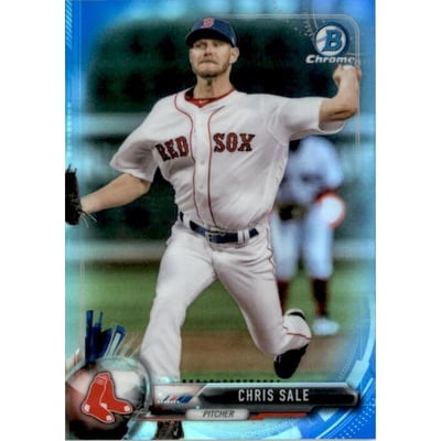 2017 Bowman Chrome Blue Refractors #15 Chris Sale