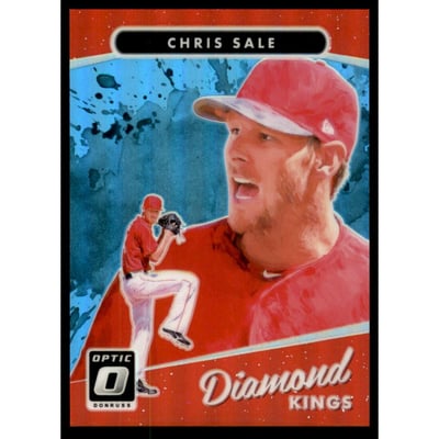 2017 Donruss Optic Carolina Blue #4 Chris Sale DK/50