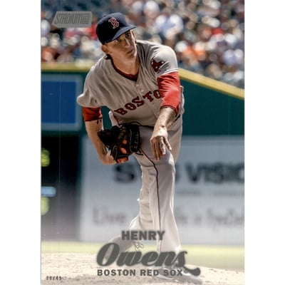 2017 Stadium Club 5x7 #80 Henry Owens