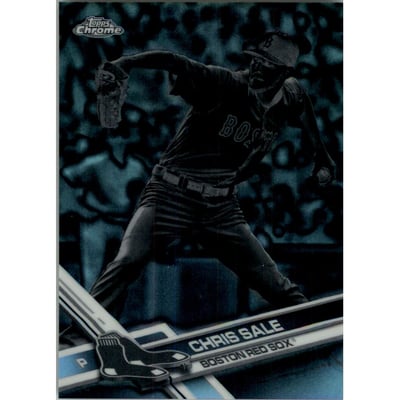 2017 Topps Chrome Negative Refractors #160 Chris Sale