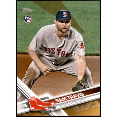 2017 Topps Update 5x7 Gold #US289 Sam Travis