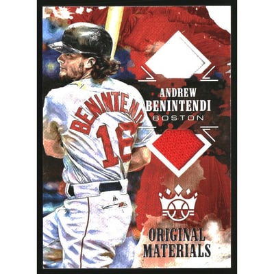 2018 Diamond Kings DK Originals Materials #5 Andrew Benintendi