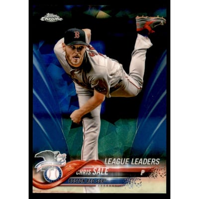 2018 Topps Chrome Sapphire Edition #129 Chris Sale LL