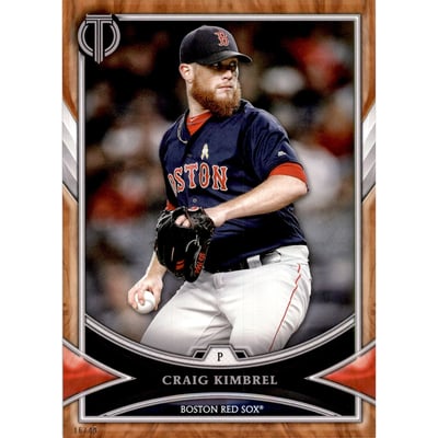 2018 Topps Tribute 5x7 #27 Craig Kimbrel
