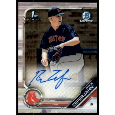 2019 Bowman Chrome Draft Autographs #CDARZ Ryan Zeferjahn