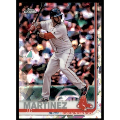2019 Topps Chrome Sapphire #77 J.D. Martinez
