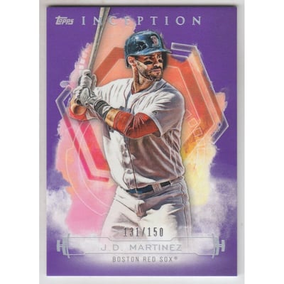 2019 Topps Inception Purple #93 J.D. Martinez