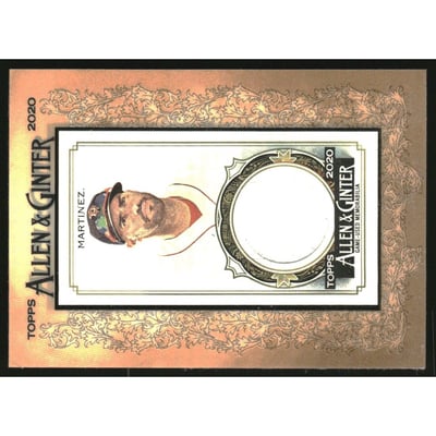2020 Topps Allen and Ginter Mini Framed Relics #MFRJM J.D. Martinez