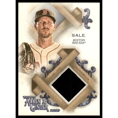 2020 Topps Allen and Ginter Relics #FSRACS Chris Sale A