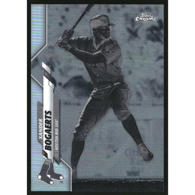 2020 Topps Chrome Negative Refractors #137 Xander Bogaerts