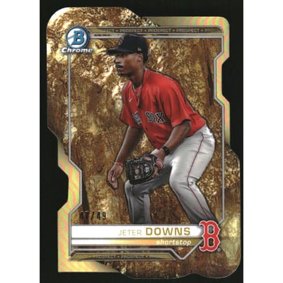 2021 Bowman Chrome Prospector's Die-Cuts #CPDCJDO Jeter Downs