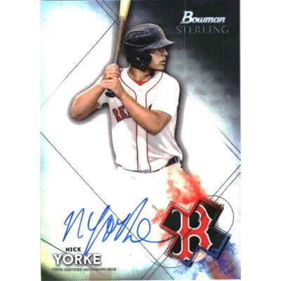 2021 Bowman Sterling Prospect Autographs #BSPANY Nick Yorke
