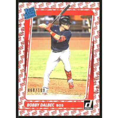 2021 Donruss One Hundred #48 Bobby Dalbec RR