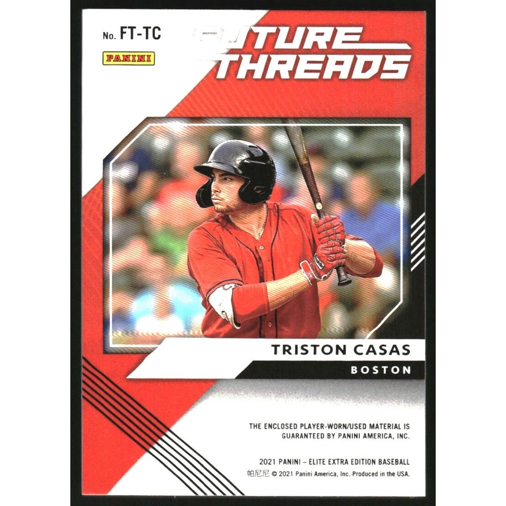 2021 Elite Extra Edition Future Threads #4 Triston Casas
