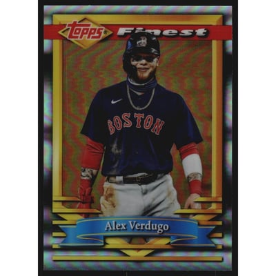 2021 Finest Flashbacks Refractors #55 Alex Verdugo