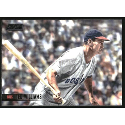 2021 Stadium Club Black Foil #195 Ted Williams